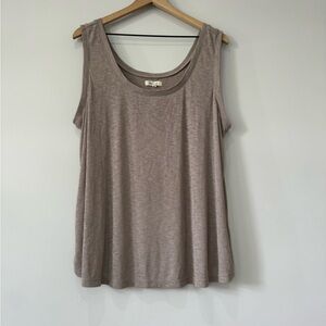 Madewell ribbed flowy tank top size 2X